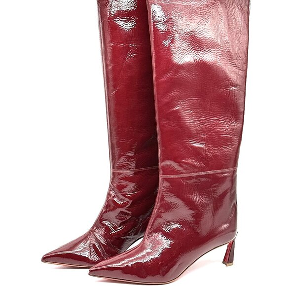 Christian Louboutin CONDOROCOMBO BOTTA 55 Tall Knee High Boots Heels - Picture 10 of 15